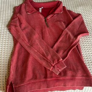 Red Arkansas pullover